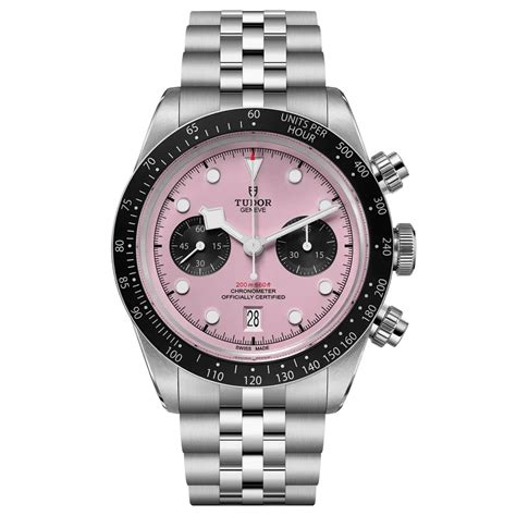 tudor black bay chrono pink preis|tudor 79360n 0019 price.